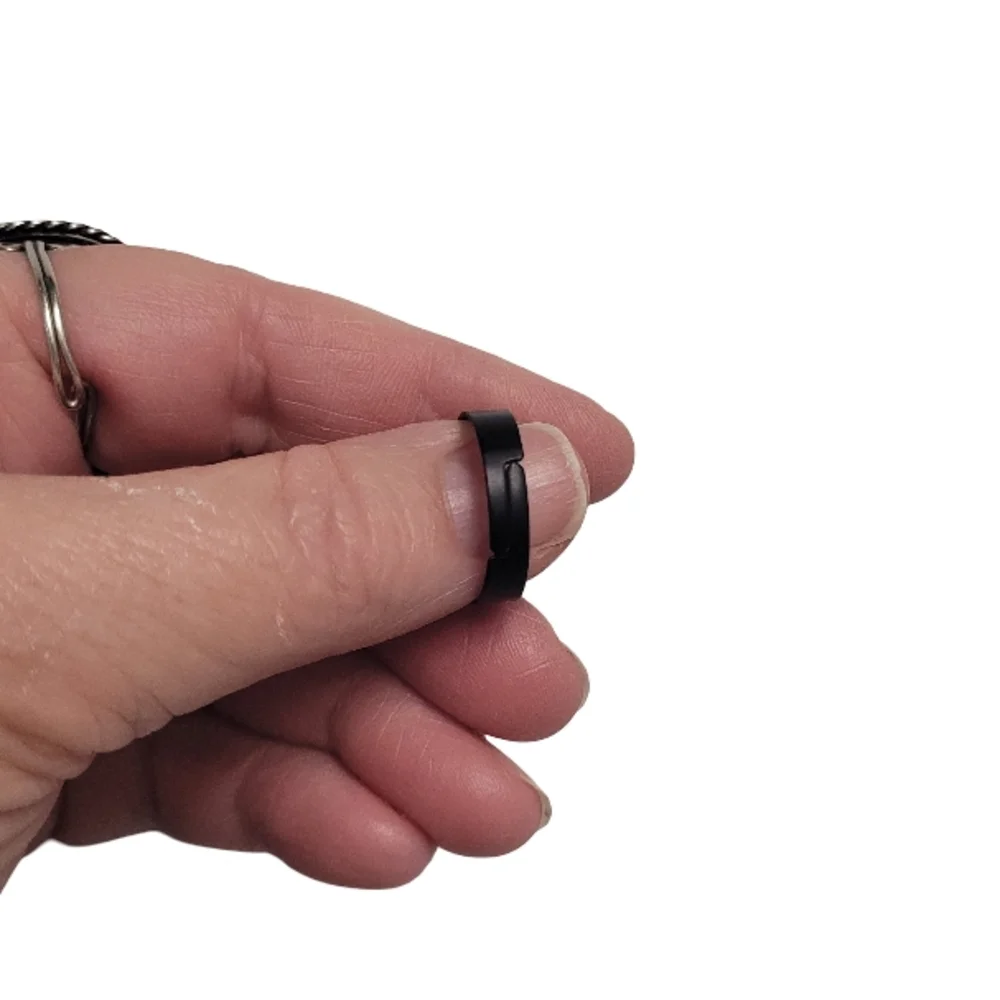 Stylish Black Sunflower Ring Handmade NWT